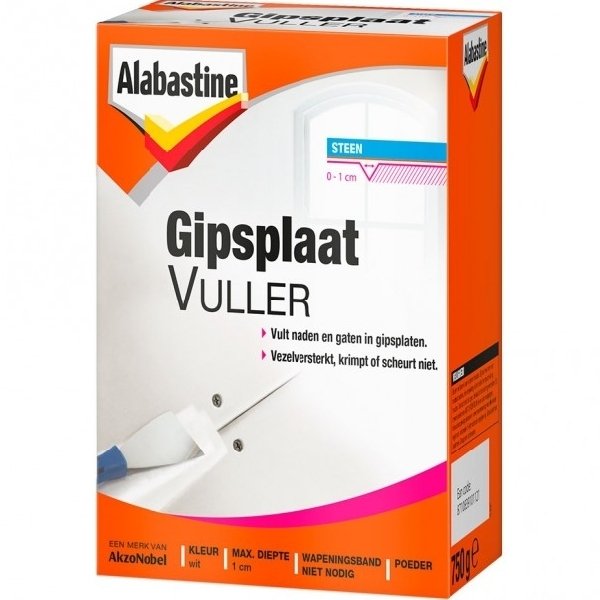 alabastine gipsplaatvuller 750 gram