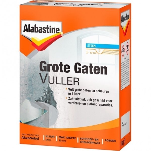 alabastine grote gaten vuller poeder 1 kg