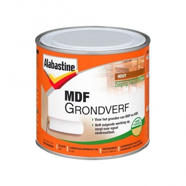 Alabastine mdf 2-in-1 grondverf 1 ltr