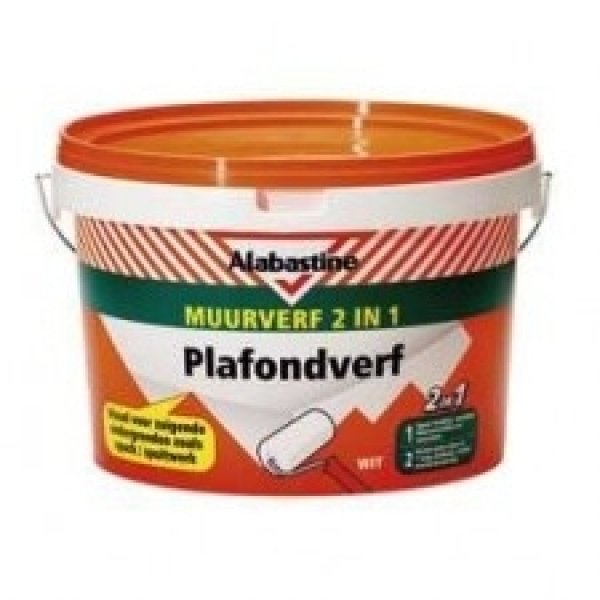 alabastine muurverf 2in1 plafondverf 2.5 ltr