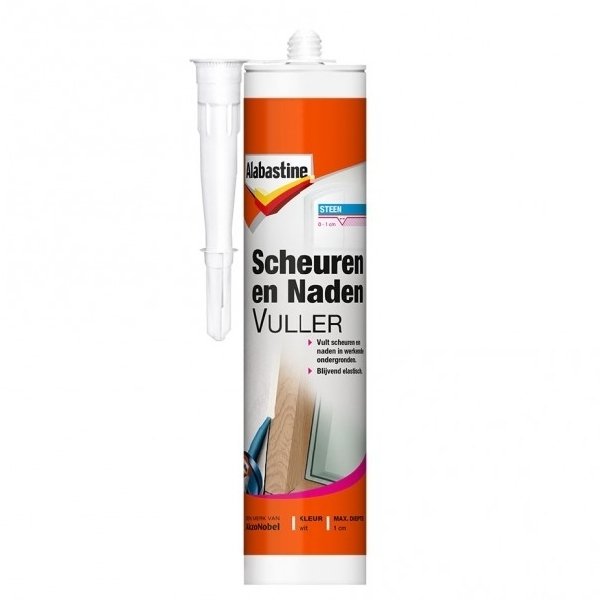 alabastine scheuren en naden vuller koker 310 ml