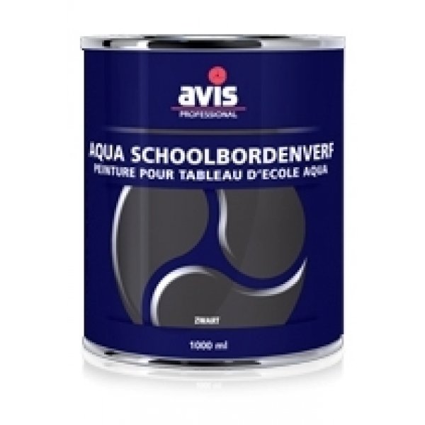 avis aqua schoolbordenverf rood 250 ml