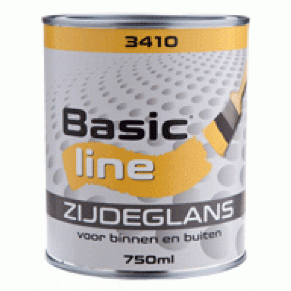 basic line zijdeglans 2048 roomwit 750 ml