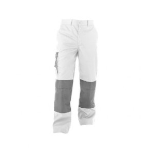 Basicline broek devon wit-grijs be 46 eu 52