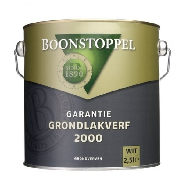 boonstoppel garantie grondlakverf 2000 kleur 2.5 ltr