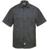 carhartt twill work shirt s-s dark grey s s223dkg