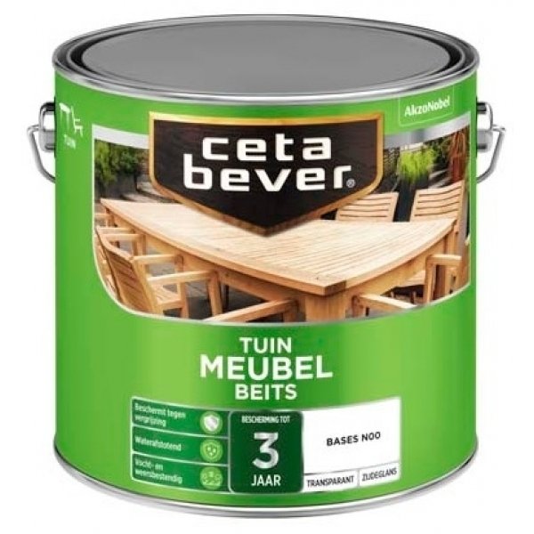 cetabever transparante tuinmeubelbeits kleur 1 ltr