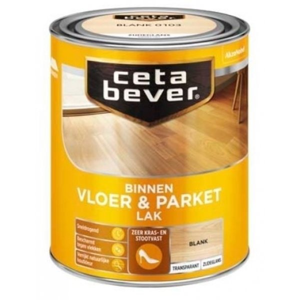 cetabever transparant vloer- en parketlak ac kleur 1 ltr