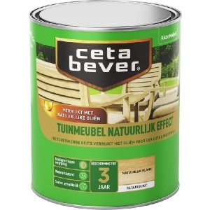 cetabever tuinmeubelbeits natuurlijk effect blank 0.75 ltr