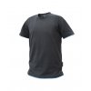 dassy t-shirt kinetic zwart-azuurblauw 2xl