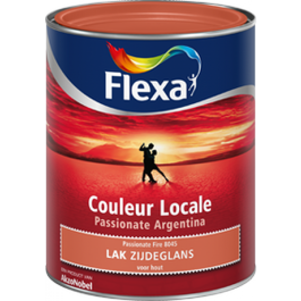 flexa couleur locale hoogglans 9045 passionate argentina kiss 750 ml