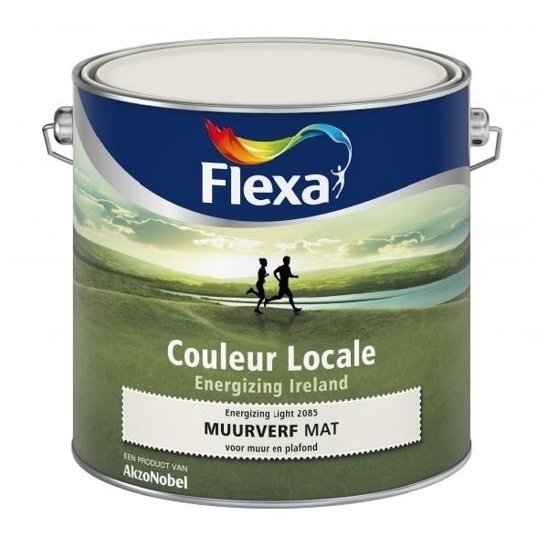 flexa couleur locale muurverf mat 2585 energizing ireland dawn 1 ltr