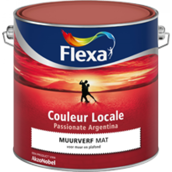 flexa couleur locale muurverf mat 7545 passionate argentina breeze 2.5 ltr