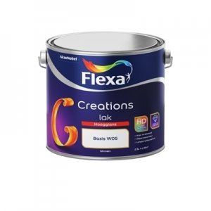 flexa creations lak hoogglans lichte kleur 2.5 ltr