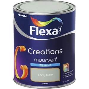 Flexa creations muurverf zijdemat early dew 1 ltr