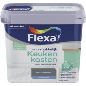 Flexa mooi makkelijk keukenkasten wit 0.75 ltr