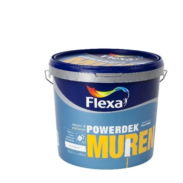 Flexa powerdek muur en plafond 9010 5 lt