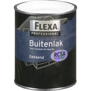 flexa professional buitenlak hoogglans grasgroen 750 ml