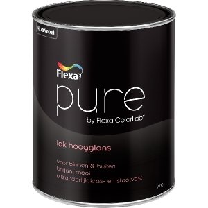 flexa pure lak hoogglans kleur 1 ltr