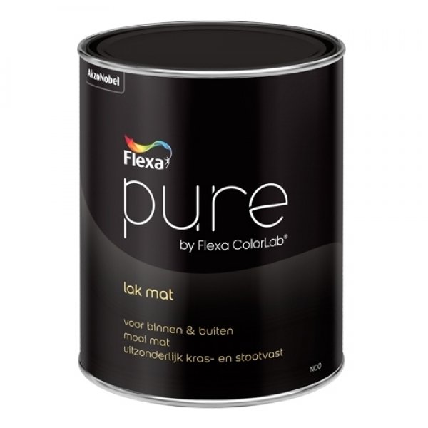 flexa pure lak mat wit 500 ml