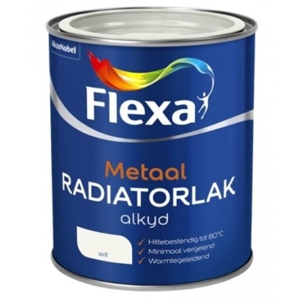 flexa radiatorlak wit 250 ml