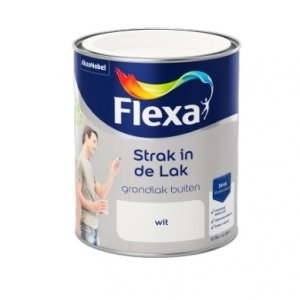 Flexa strak in de lak grondverf wit 750 ml