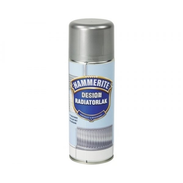 hammerite radiatorlak spuitbus silver design 400 ml