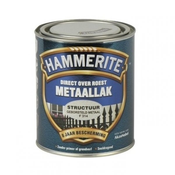 hammerite structuur f319 donkergrijs 750 ml