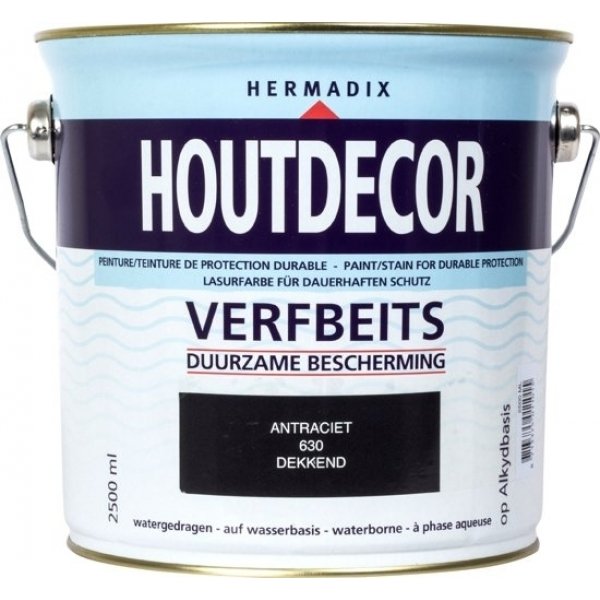 hermadix houtdecor 633 wijnrood 2.5 ltr