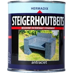 Hermadix steigerhoutbeits zand beige 2.5 ltr