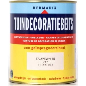 Hermadix tuindecoratiebeits 717 taupe white 2.5 ltr