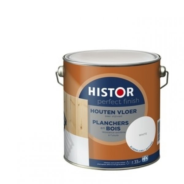 histor perfect finish houten vloer zijdeglans kleur 0.75 ltr