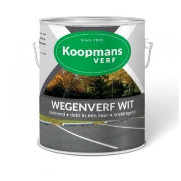 koopmans wegenverf wit 750 ml