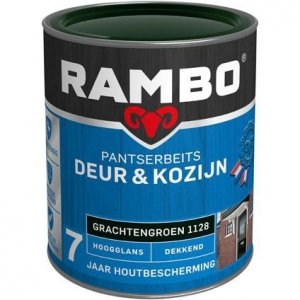 Rambo pantserbeits deur en kozijn hoogglans dekkend 1114 kastanjebruin 750 ml