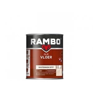 rambo vloer olie transparant mat 0777 whitewash 750 ml