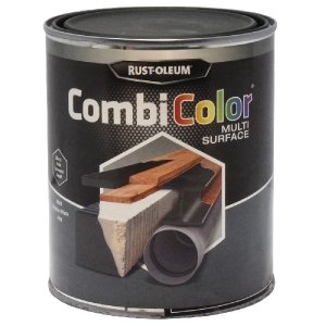 rust-oleum combicolor multi-surface mat zwart 750 ml