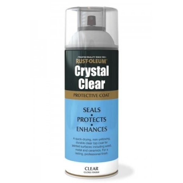 Rust-oleum crystal clear mat spuitbus 400 ml