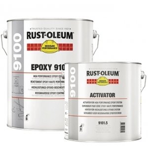 rust-oleum epoxy deklaag standaard ral 1007 veiligheidsgeel 5 ltr