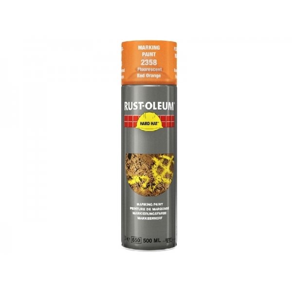 rust-oleum hard hat markeerverf wit spuitbus 500 ml