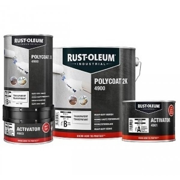 Rust-oleum polycoat 2k mat 1 ltr