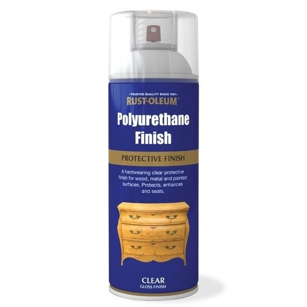 rust-oleum polyurethaan vernis hoogglans spuitbus 400 ml