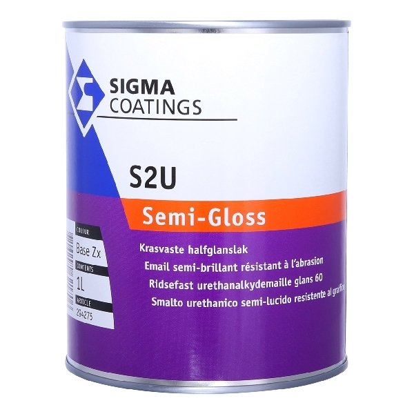 sigma s2u semi-gloss kleur 2.5 ltr