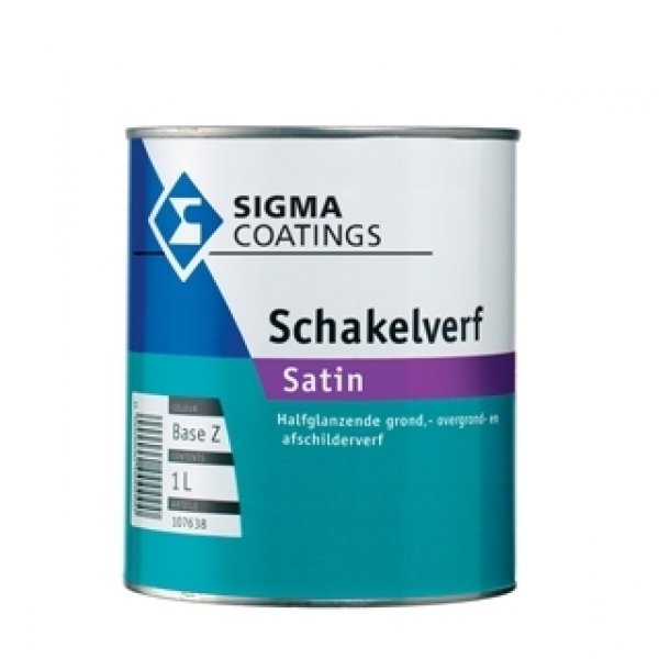 Sigma schakelverf satin wit 2.5 ltr