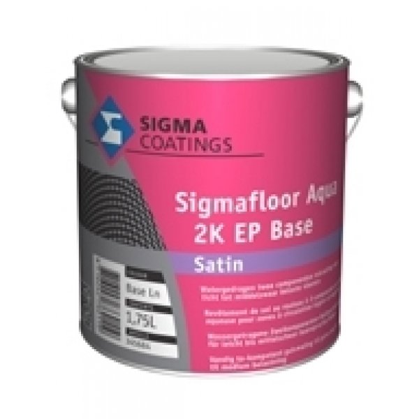 sigma sigmafloor aqua 2k ep satin + verharder kleur 12 ltr