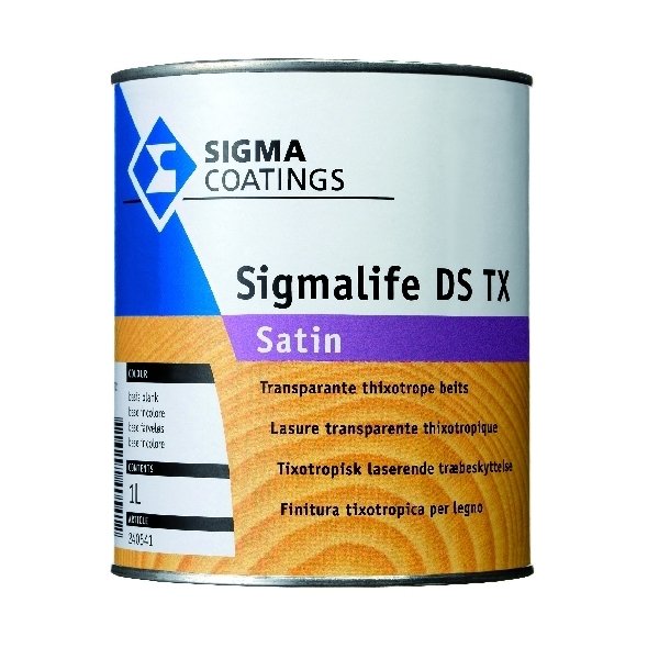 sigma sigmalife ds tx satin kleur 2.5 ltr