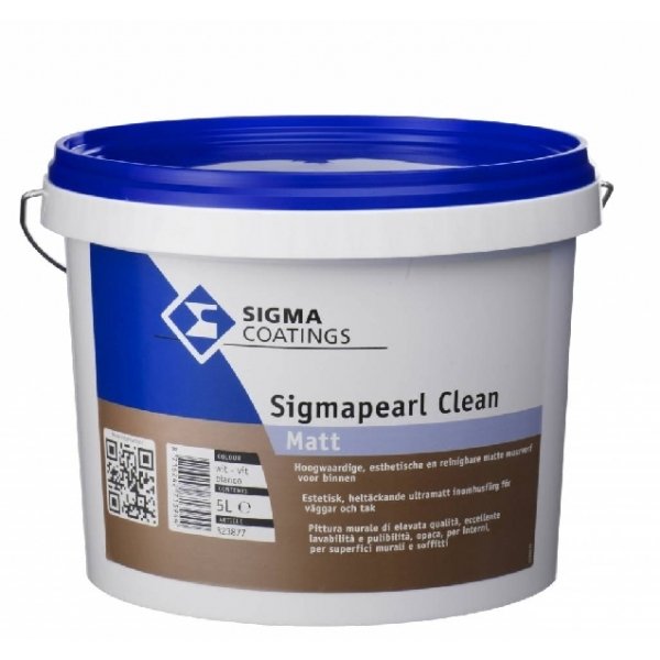 sigma sigmapearl clean matt wit 5 ltr