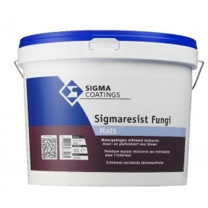 sigma sigmaresist fungi matt lichte kleur 10 ltr