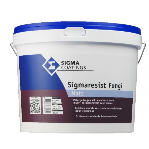 sigma sigmaresist fungi matt lichte kleur 10 ltr