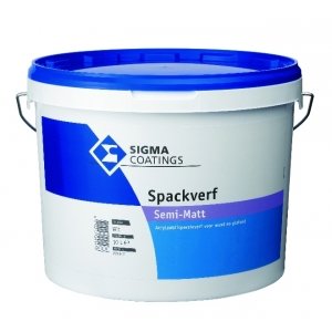 sigma spackverf semi matt wit 10 ltr