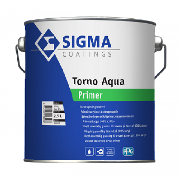 sigma torno aqua primer kleur 2.5 ltr